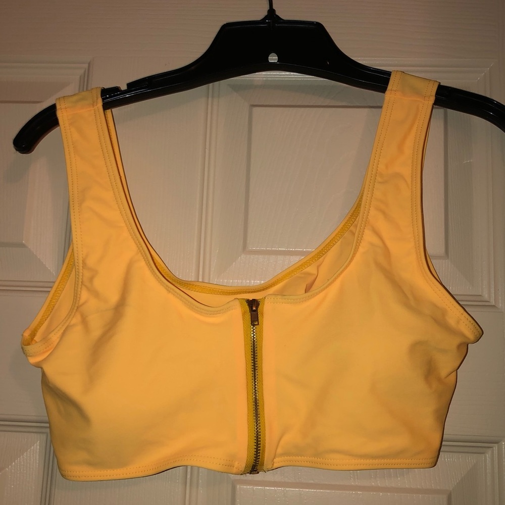 Zip up Swimsuit Top